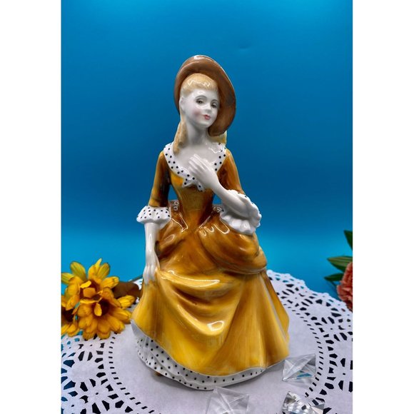 Royal Doulton Other - SOLD**Royal Doulton Sandra HN2275 Figurine, Lady in yellow dress, England,